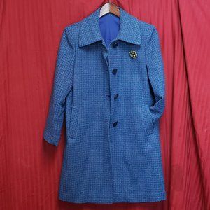 🍁Two Piece Vintage Versatile Long Coat Suite, Jacket and skirt.